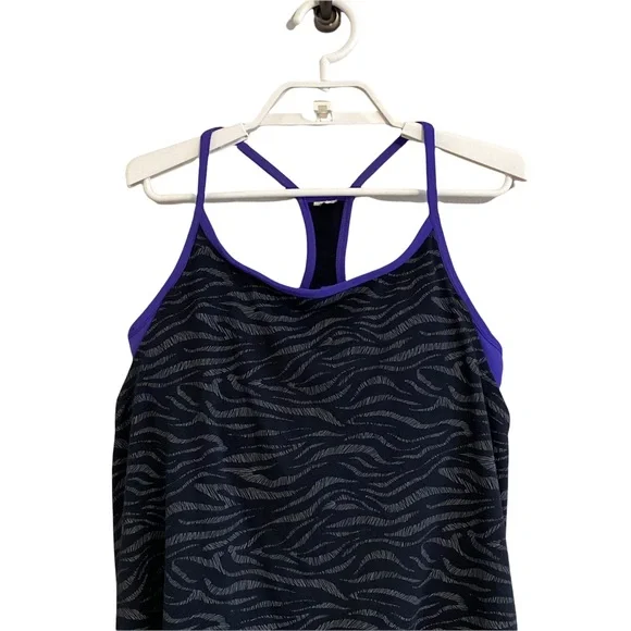 Fabletics Norwalk Tank Purple and Black - Picture 3 of 9